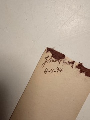 Pieter Snoep en Jacob Snoep (achterzijde)