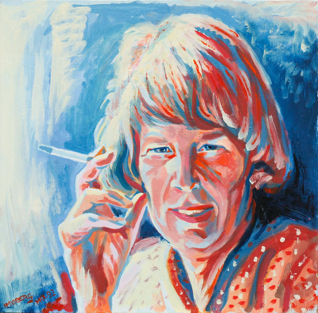 Marianne met sigaret